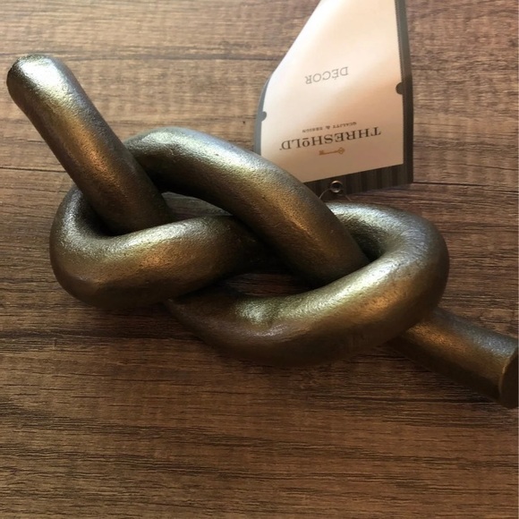 NWT! Studio McGee Gold Knot